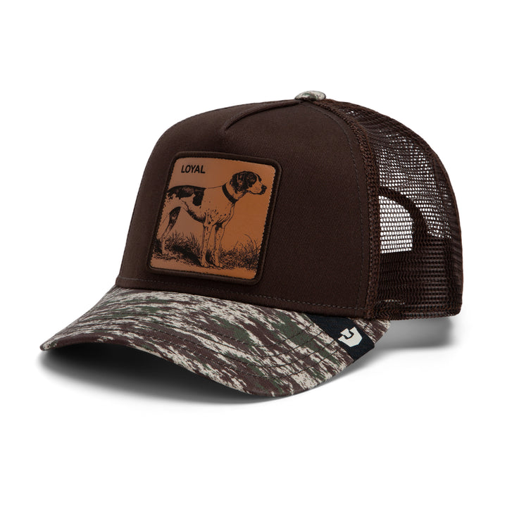 Goorin - Camo Engraved Dog Trucker Cap in Camouflage | Buster McGee