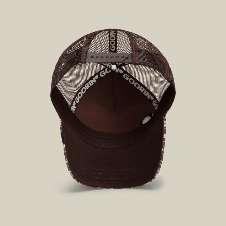 Goorin - Camo Engraved Bear Trucker Cap in Camouflage