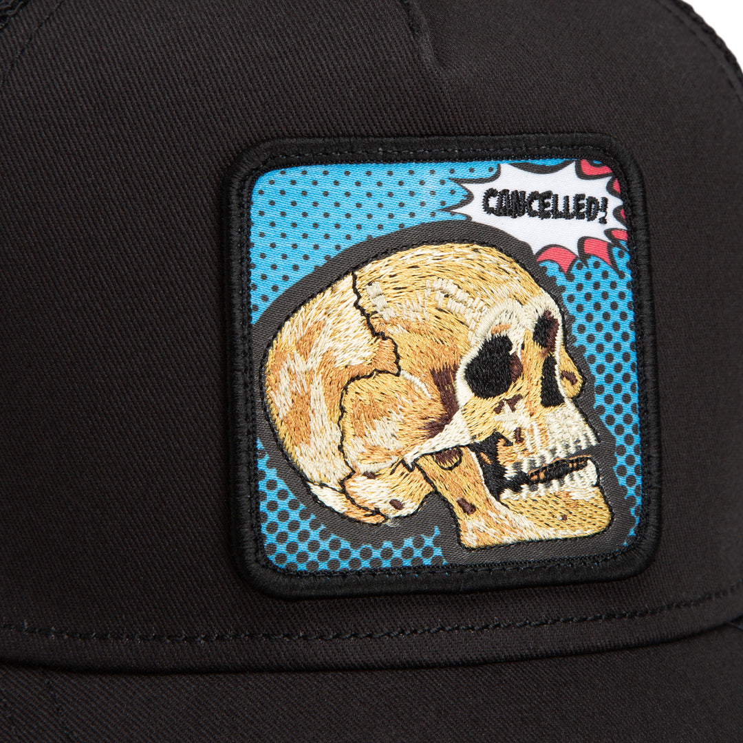 Goorin - POPArt Cancelled Skull Trucker Cap in Void