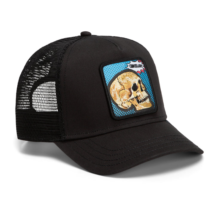 Goorin - POPArt Cancelled Skull Trucker Cap in Void