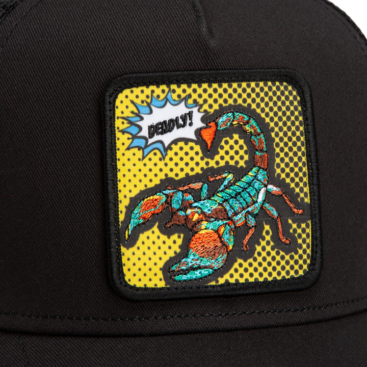 Goorin - POPArt Deadly Scorpian Trucker Cap in Void