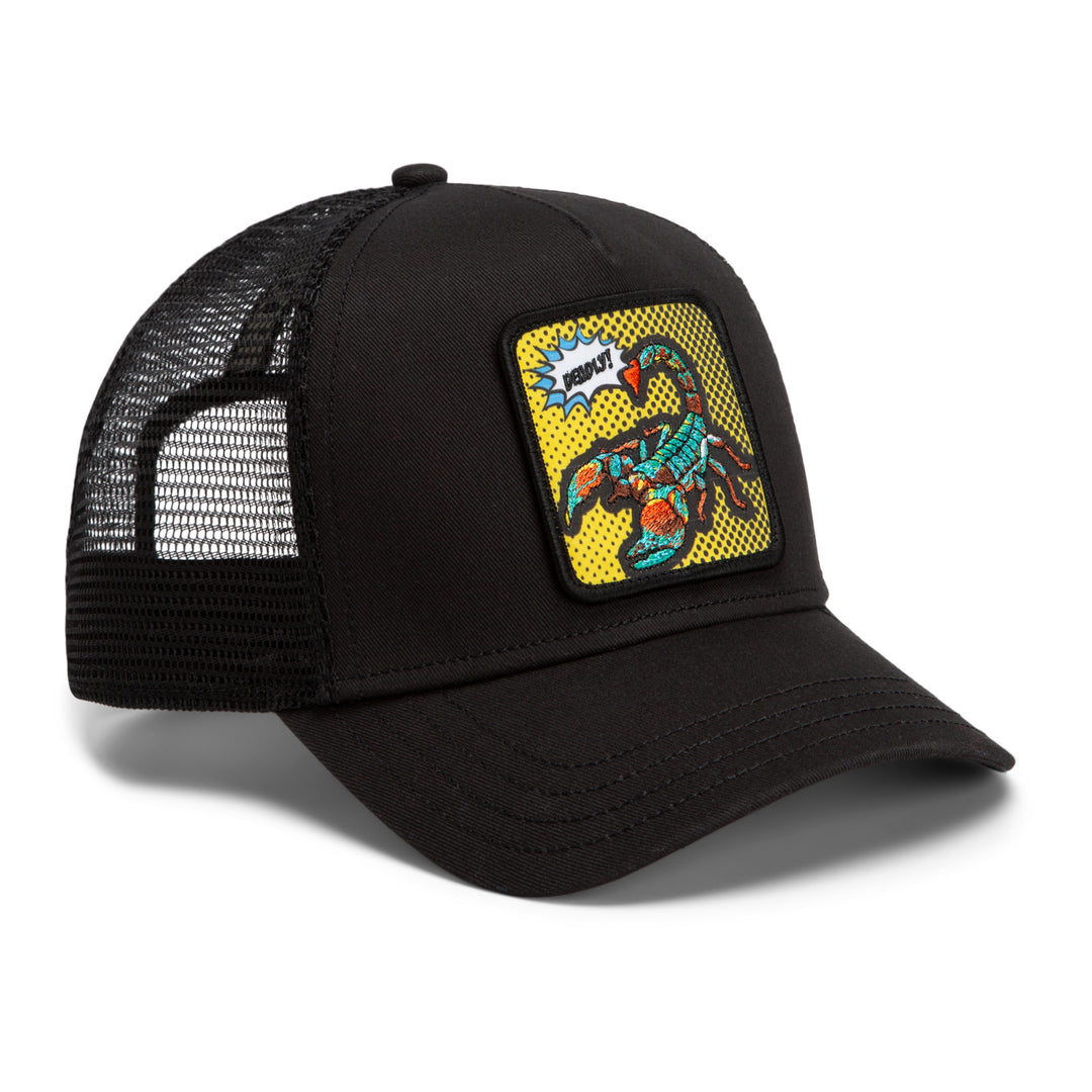 Goorin - POPArt Deadly Scorpian Trucker Cap in Void
