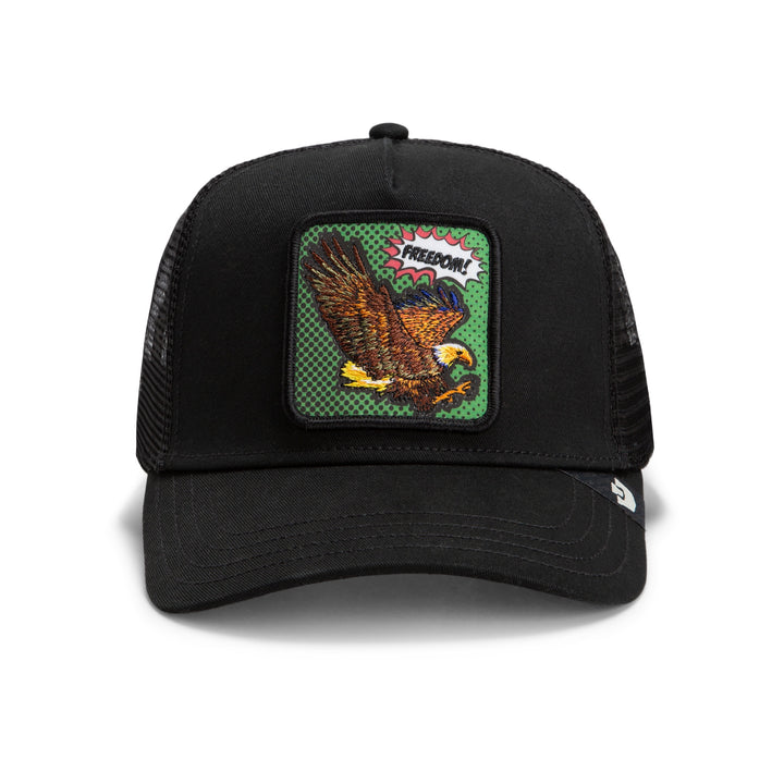 Goorin - POPArt Freedom Eagle Trucker Cap in Void | Buster McGee
