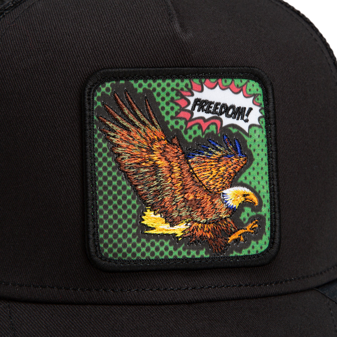 Goorin - POPArt Freedom Eagle Trucker Cap in Void