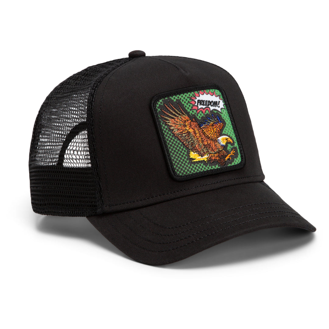 Goorin - POPArt Freedom Eagle Trucker Cap in Void