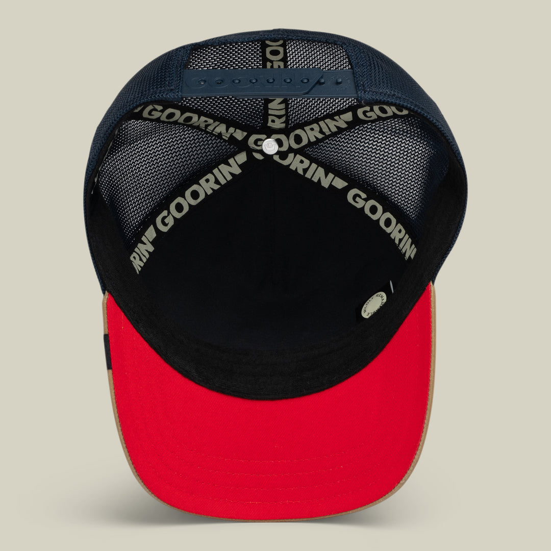 Goorin - Brit Frenchie Plaid Trucker Cap in Wax