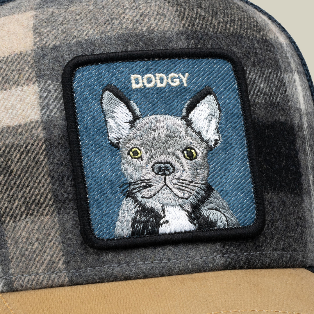 Goorin - Brit Frenchie Plaid Trucker Cap in Wax