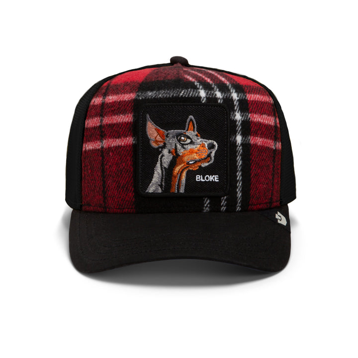 Goorin - Brit Bloke Plaid Trucker Cap in Void | Buster McGee