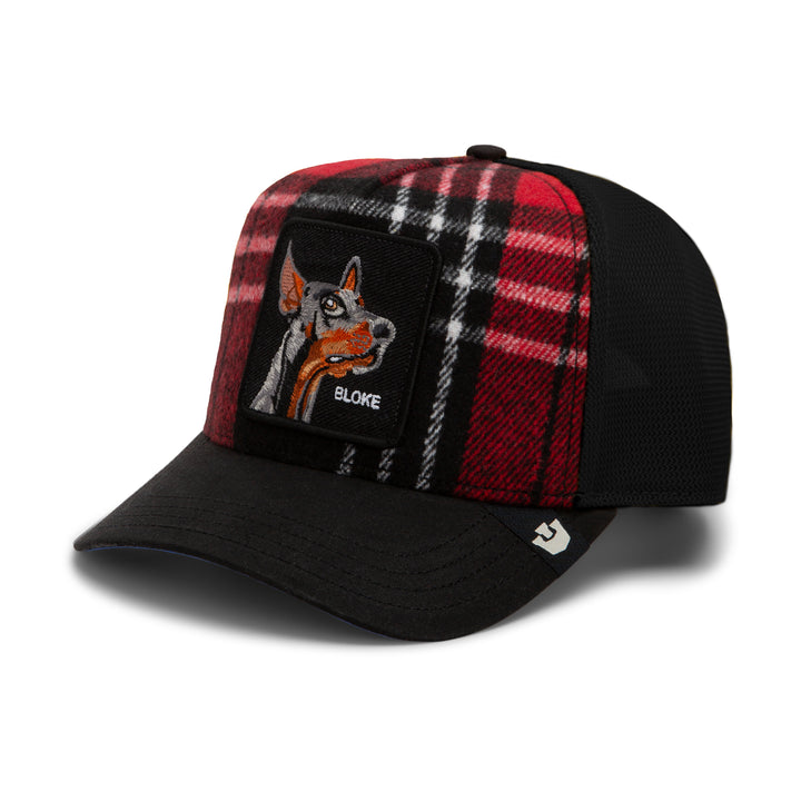 Goorin - Brit Bloke Plaid Trucker Cap in Void | Buster McGee