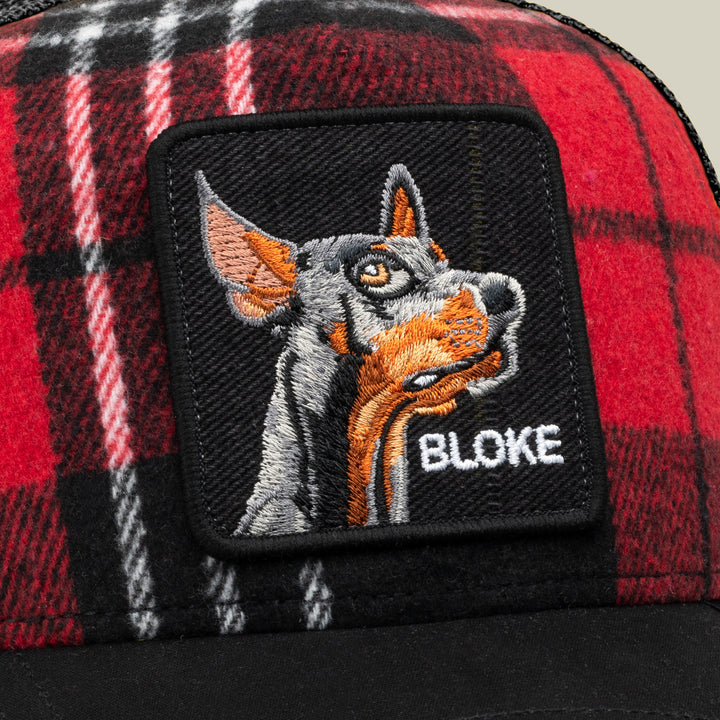 Goorin - Brit Bloke Plaid Trucker Cap in Void