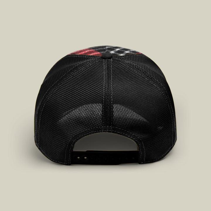 Goorin - Brit Bloke Plaid Trucker Cap in Void