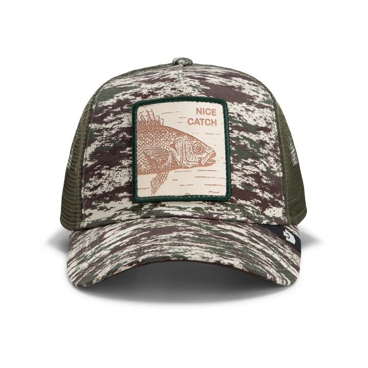 Goorin - Camo Engraved Bass Trucker Cap in Camouflage | Buster McGee