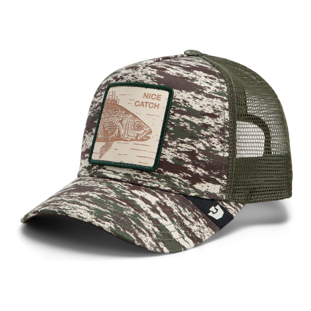 Goorin - Camo Engraved Bass Trucker Cap in Camouflage | Buster McGee