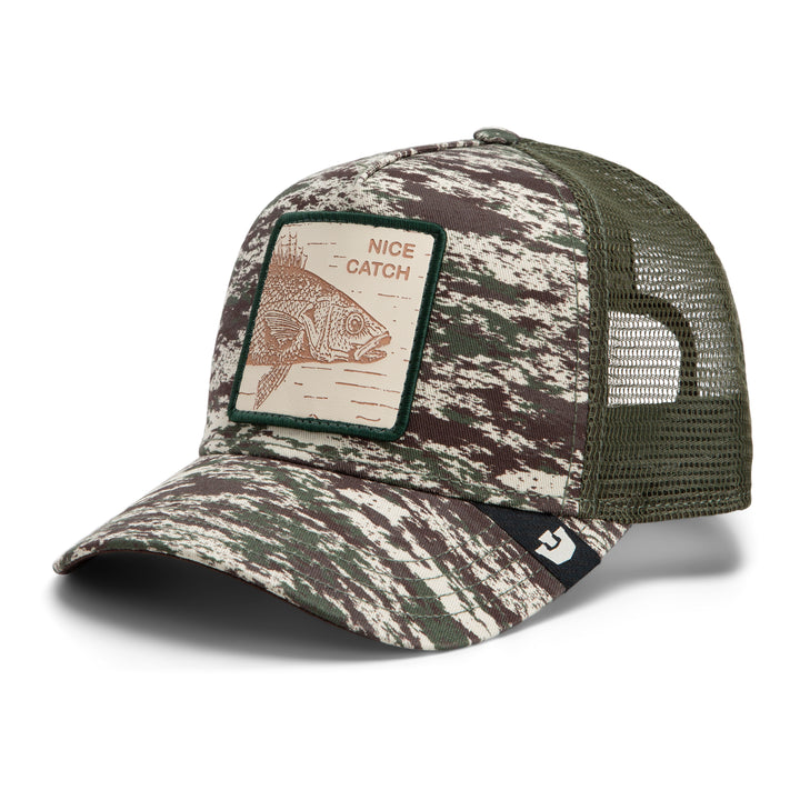 Goorin - Camo Engraved Bass Trucker Cap in Camouflage | Buster McGee