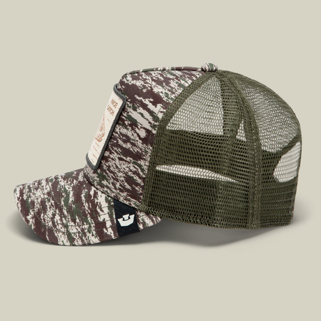 Goorin - Camo Engraved Bass Trucker Cap in Camouflage