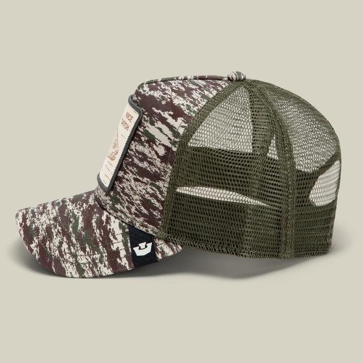 Goorin - Camo Engraved Bass Trucker Cap in Camouflage