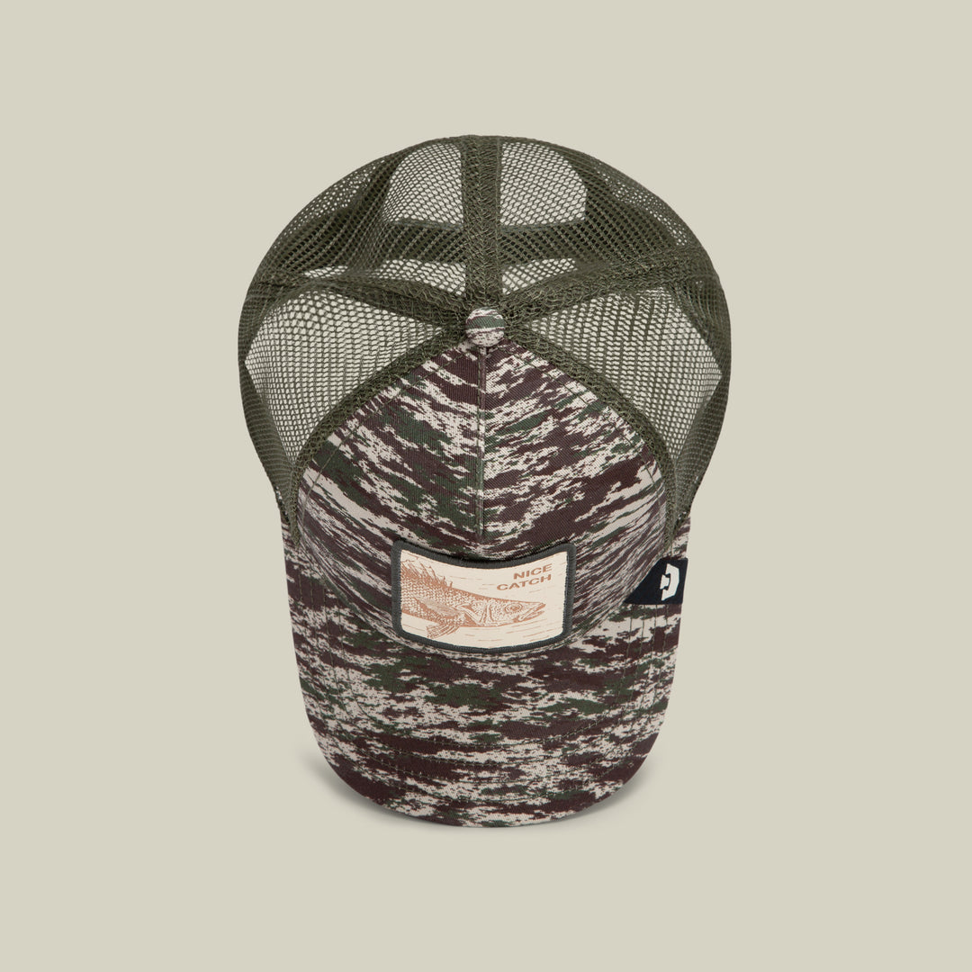 Goorin - Camo Engraved Bass Trucker Cap in Camouflage
