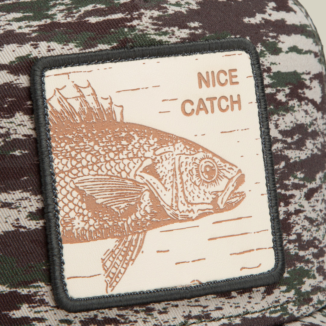Goorin - Camo Engraved Bass Trucker Cap in Camouflage