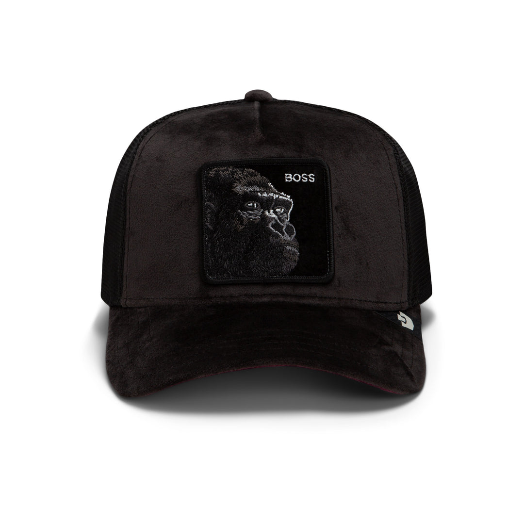 Goorin - Velour Boss Trucker Cap in Void | Buster McGee
