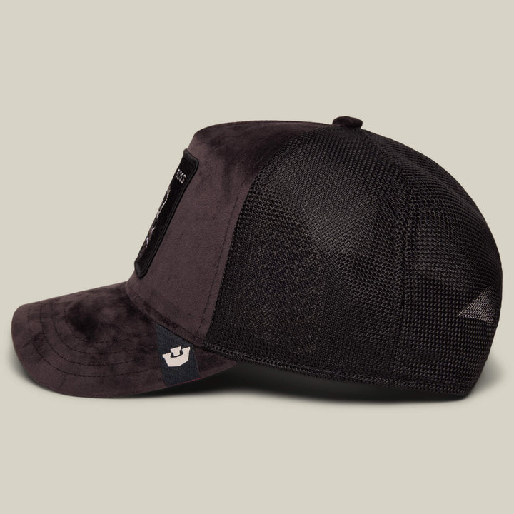 Goorin - Velour Boss Trucker Cap in Void