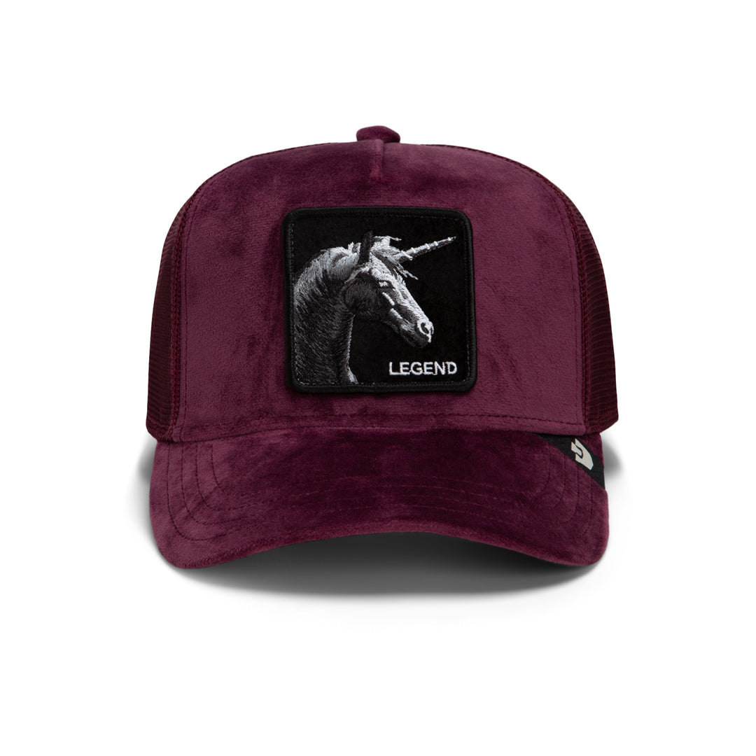 Goorin - Velour Legend Trucker Cap in Desire | Buster McGee