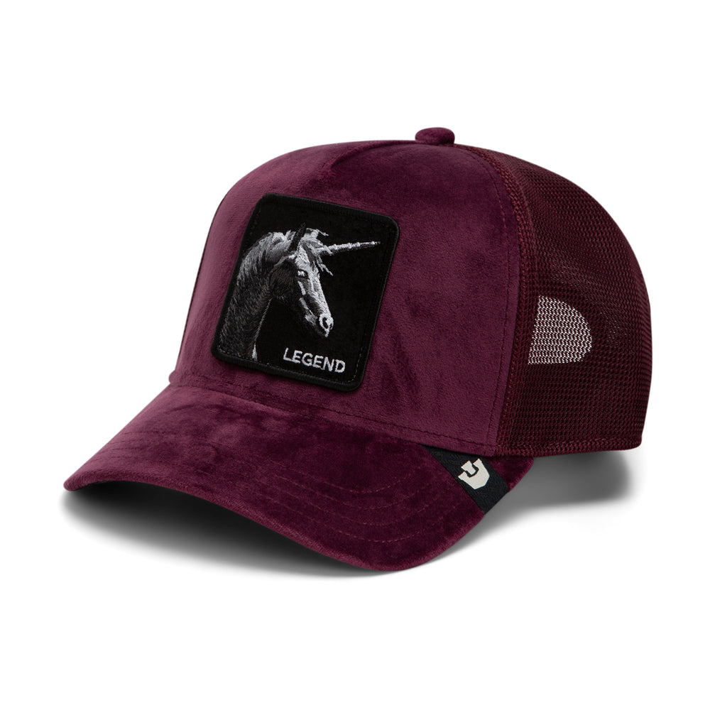 Goorin - Velour Legend Trucker Cap in Desire | Buster McGee