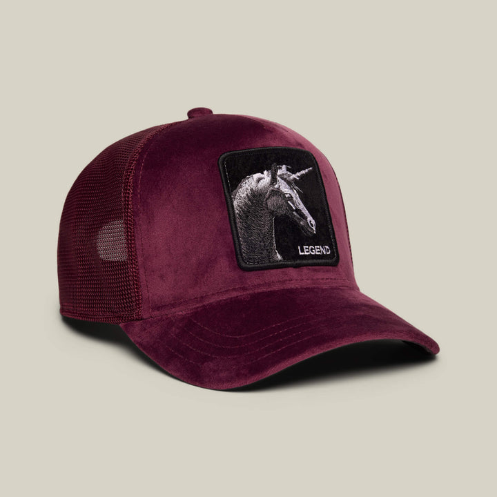 Goorin - Velour Legend Trucker Cap in Desire