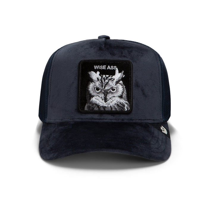 Goorin - Velour Wise Ass Trucker Cap in Void | Buster McGee