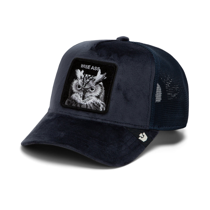 Goorin - Velour Wise Ass Trucker Cap in Void | Buster McGee