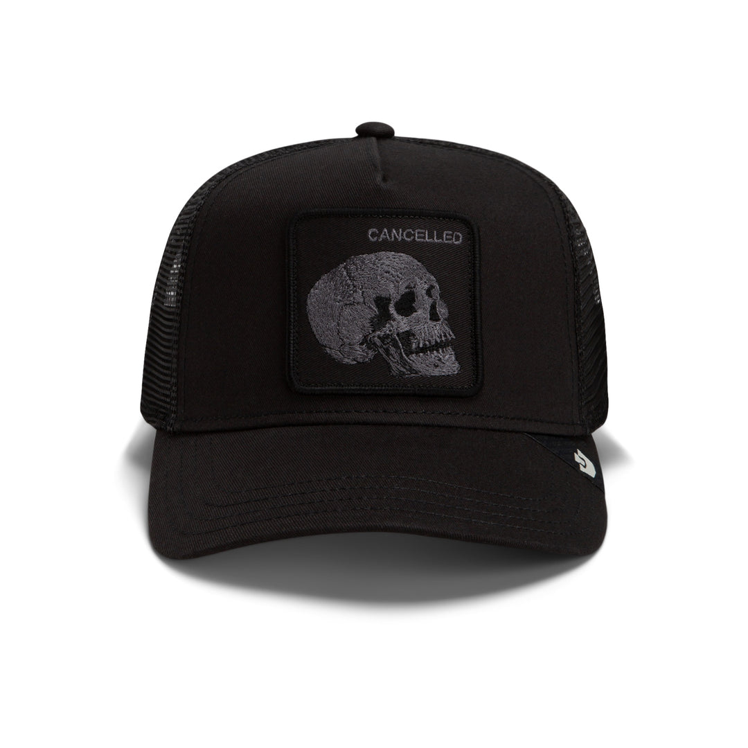 Goorin - Tonal Skull Trucker Cap in Void | Buster McGee