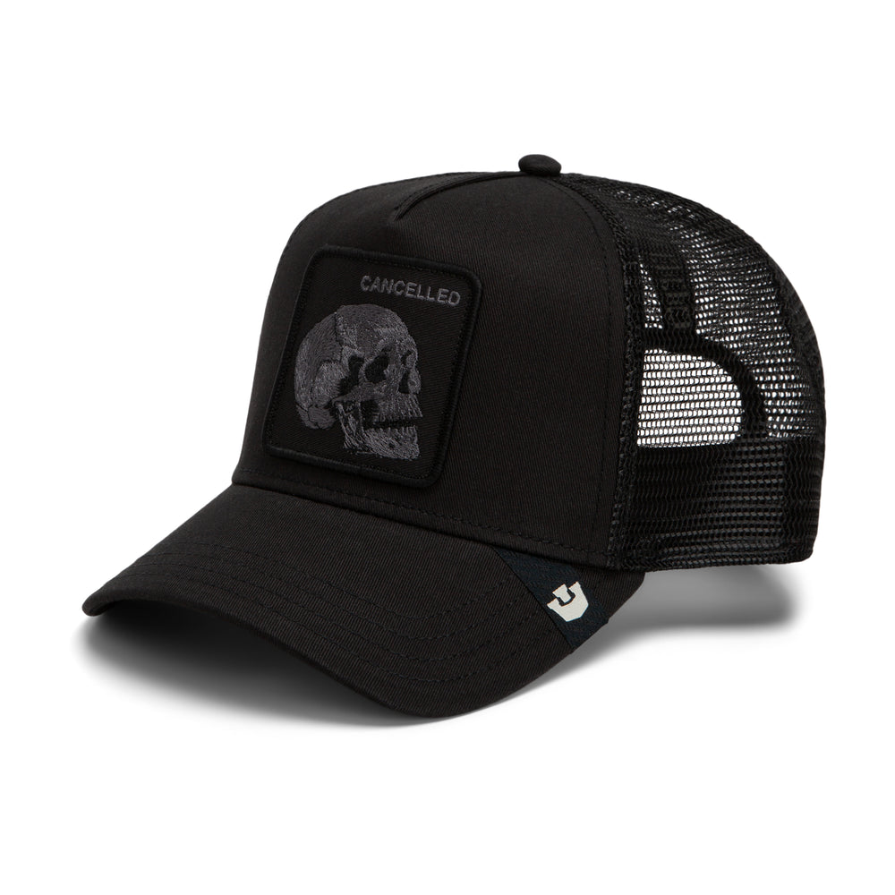 Goorin - Tonal Skull Trucker Cap in Void | Buster McGee