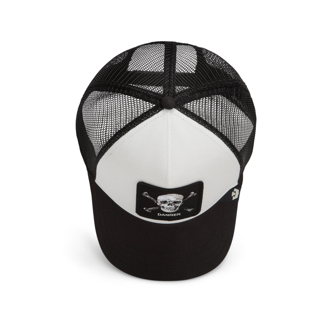 Goorin - Danger Skull and Crossbones Trucker Cap in Void