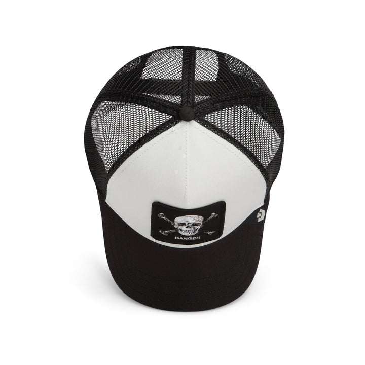 Goorin - Danger Skull and Crossbones Trucker Cap in Void