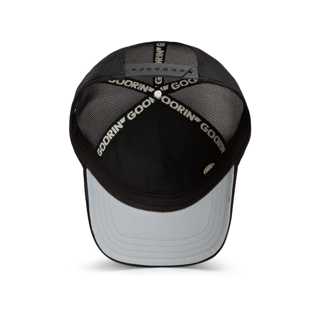 Goorin - Danger Skull and Crossbones Trucker Cap in Void