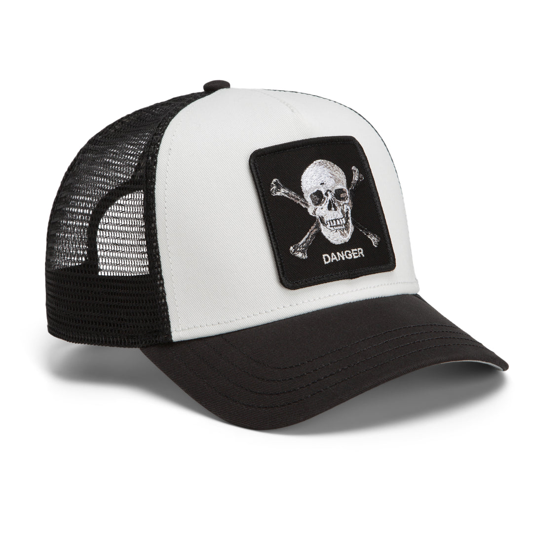 Goorin - Danger Skull and Crossbones Trucker Cap in Void
