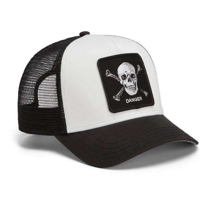 Goorin - Danger Skull and Crossbones Trucker Cap in Void