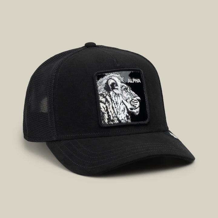 Goorin - Black Out Lion Trucker Cap in Void