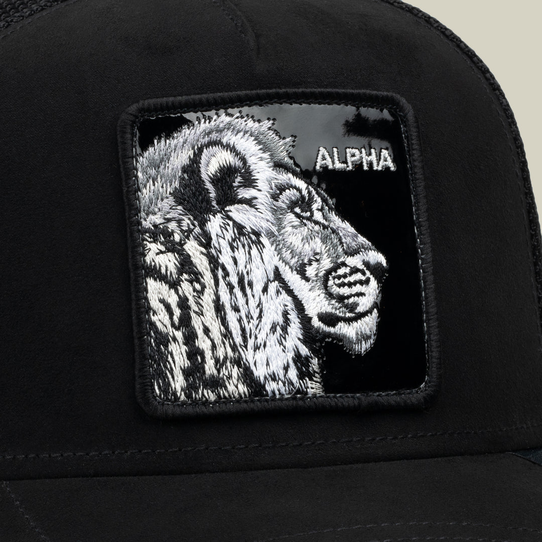 Goorin - Black Out Lion Trucker Cap in Void