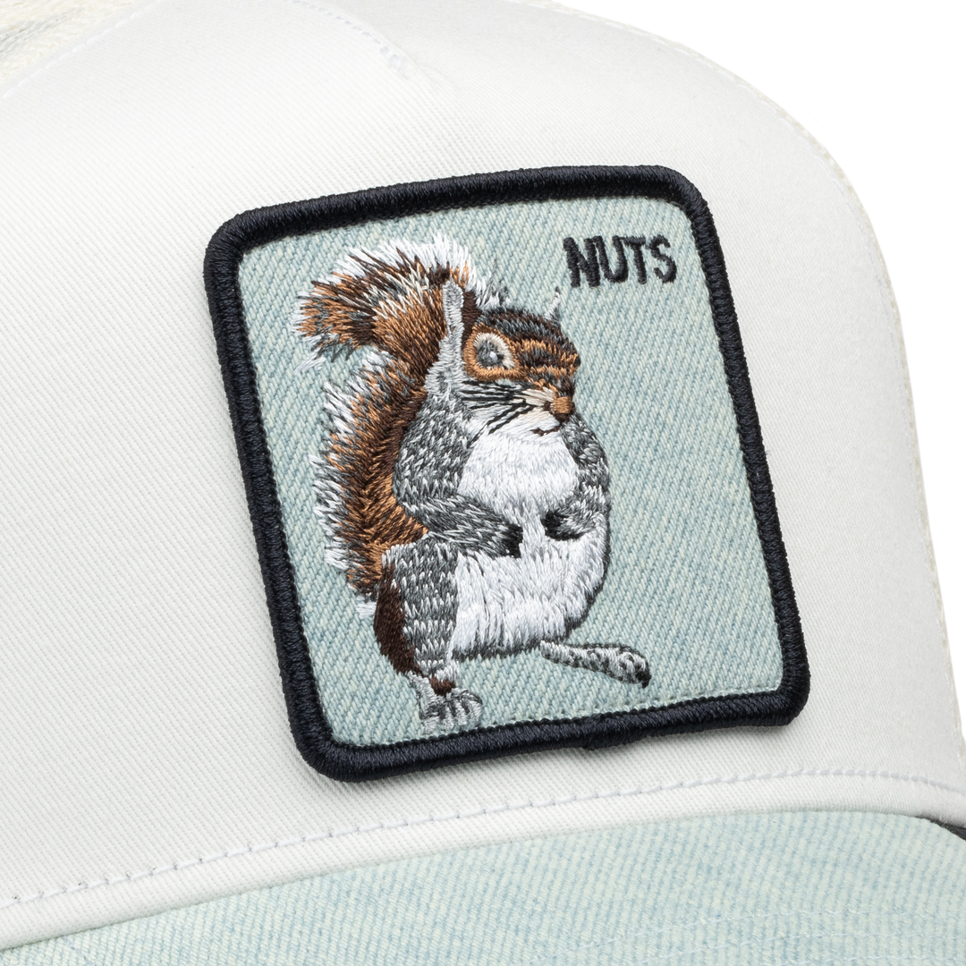 Goorin - Denim Squirrel Trucker Cap in Light Denim
