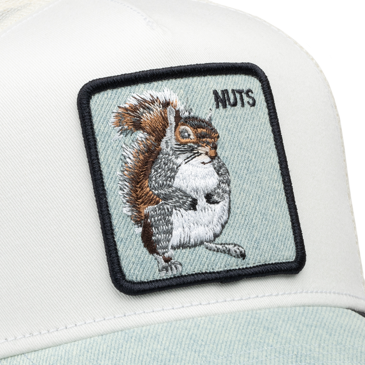 Goorin - Denim Squirrel Trucker Cap in Light Denim