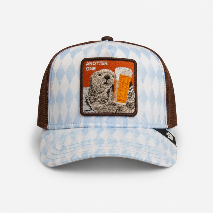 Goorin - Anotter One Oktoberfest Trucker Cap in Pale Blue | Buster McGee