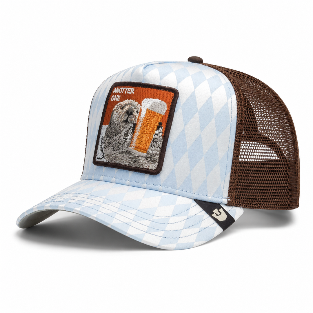 Goorin - Anotter One Oktoberfest Trucker Cap in Pale Blue | Buster McGee