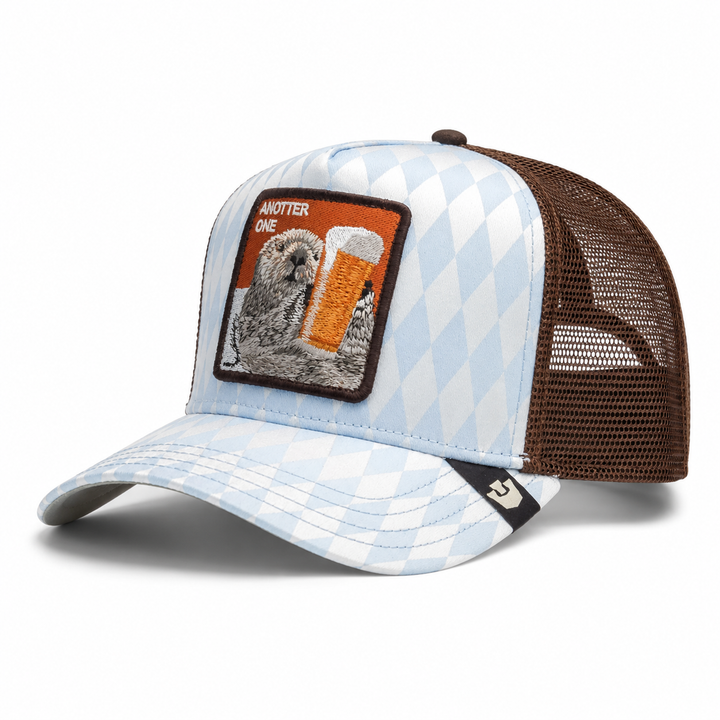Goorin - Anotter One Oktoberfest Trucker Cap in Pale Blue | Buster McGee