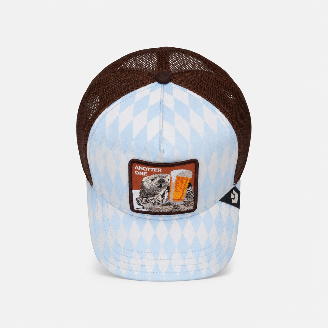 Goorin - Anotter One Oktoberfest Trucker Cap in Pale Blue | Buster McGee