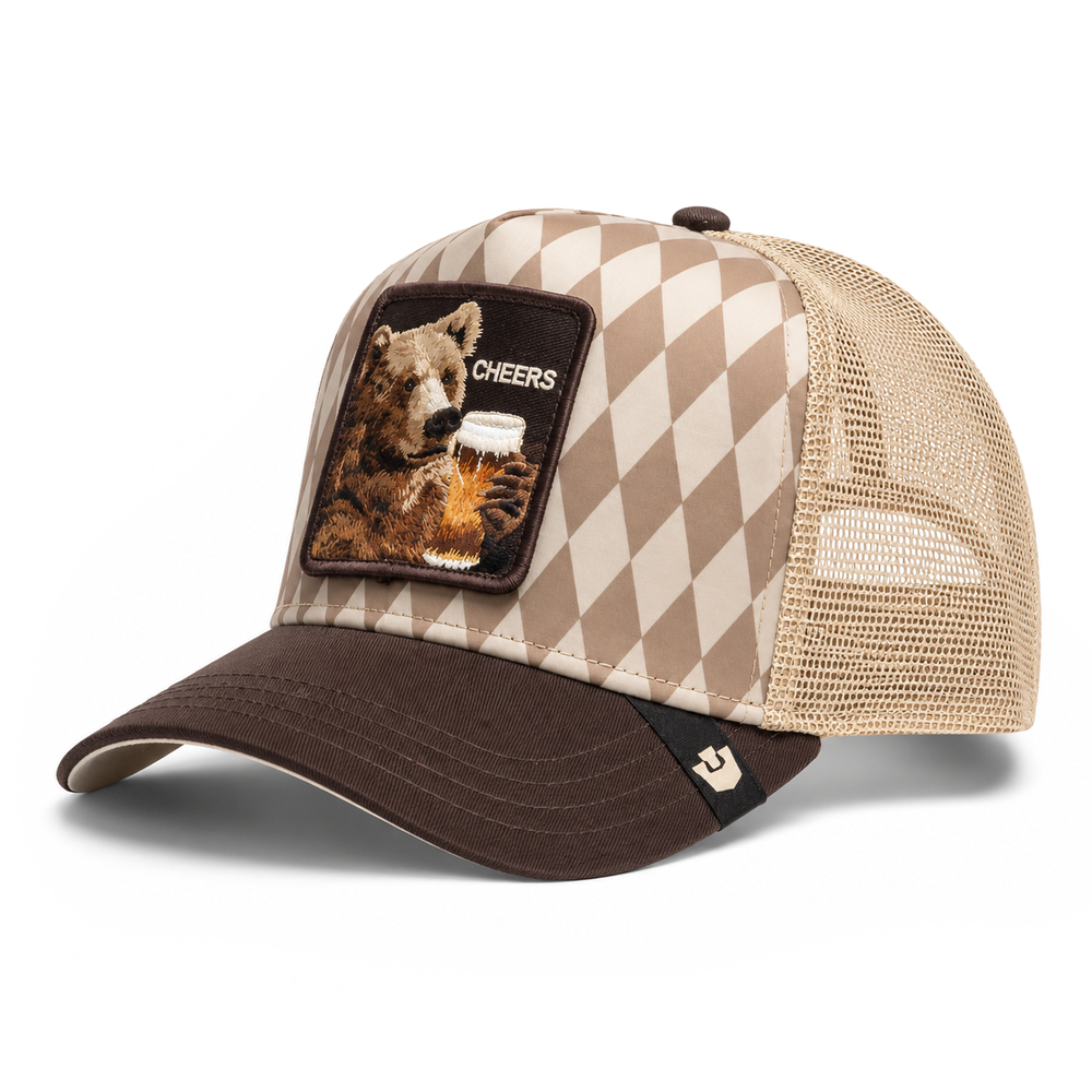 Goorin - Cheers Oktoberfest Trucker Cap in Brown | Buster McGee