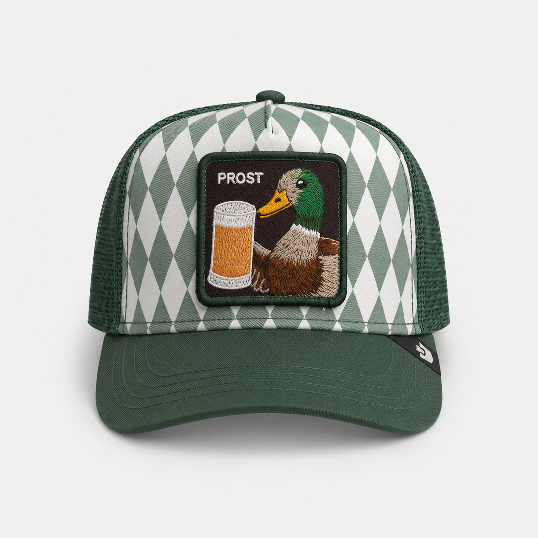 Goorin - Prost Oktoberfest Trucker Cap in Dark Green | Buster McGee