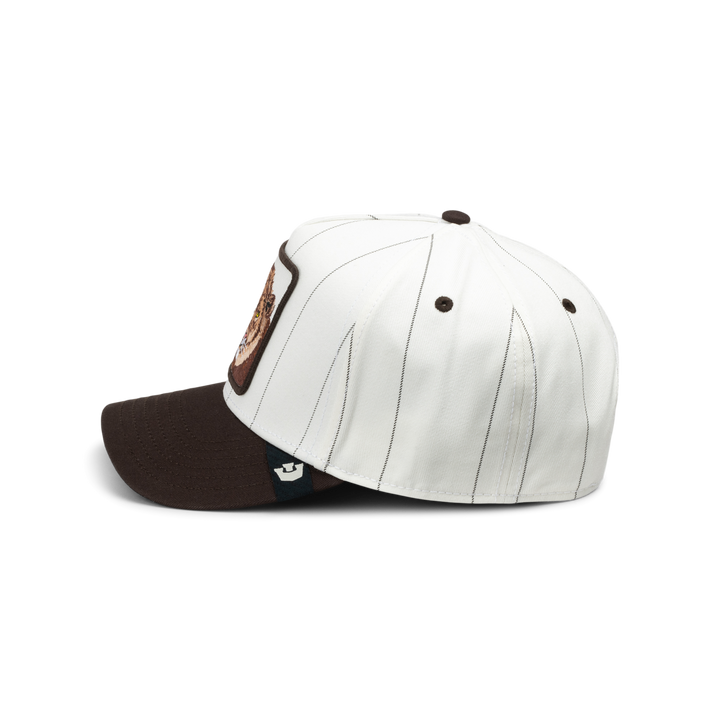 Goorin - Pinstripe Lion Trucker Cap in Mineral Grey