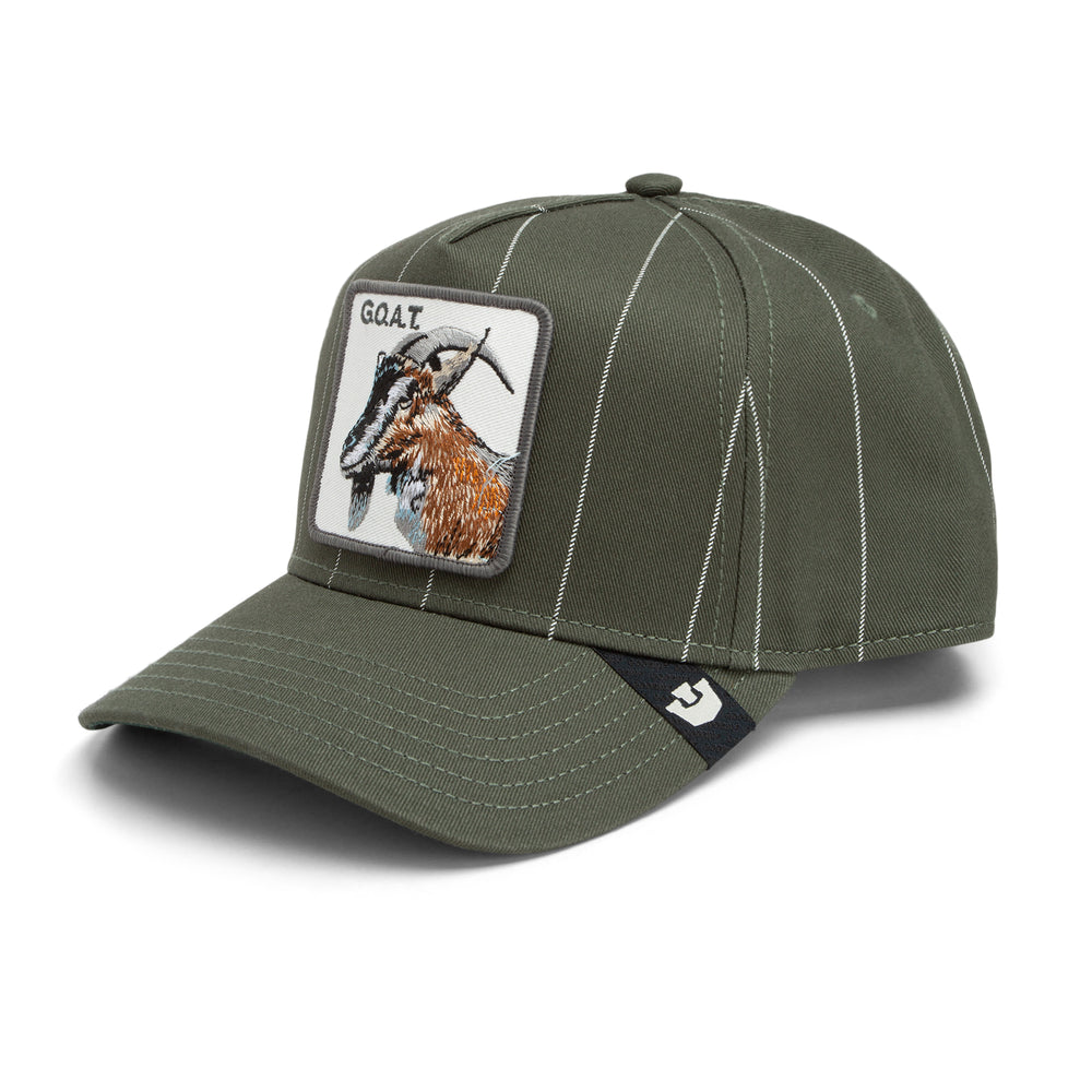 Goorin - Pinstripe Goat Trucker Cap in Palm Green | Buster McGee