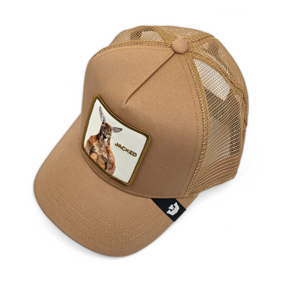 Goorin - Jacked Kangaroo Trucker Cap in Tan