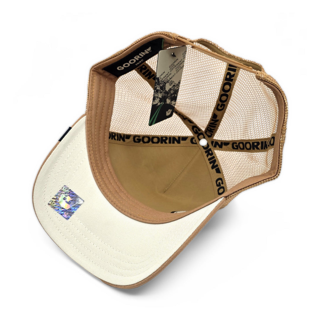 Goorin - Jacked Kangaroo Trucker Cap in Tan